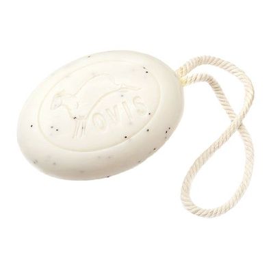 Ovis Schafmilchseife für Männer mit Kordel, 100% Bio, für die tägliche Dusche, oval,
