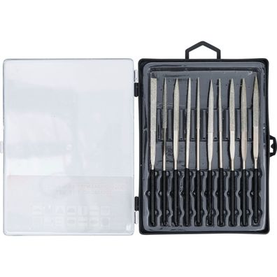 BGS Diamantfeilen Set gerade Feile Diamant Metall Feile Werkzeuge 10 tlg