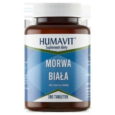 Humavit Weisse Maulbeere 180 Tabletten - Natuerliche Nahrungsergaenzung
