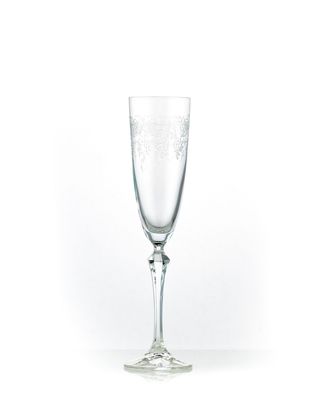 Sektgläser Elisabeth Panto 200 ml 6er Set Kristallglas Bohemia Crystalex