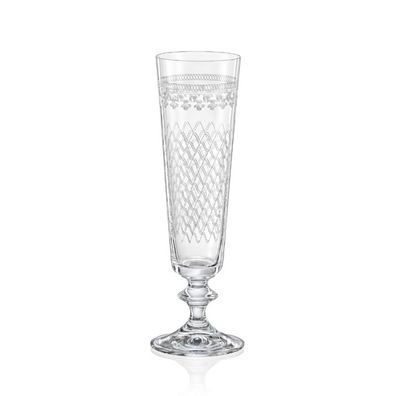 Sektgläser Bella Madame Karolinka 205 ml 6er Set Kristallglas Bohemia Crystalex