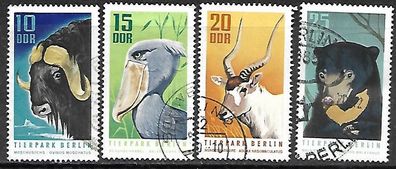 DDR gestempelt Michel-Nummer 1617-1620