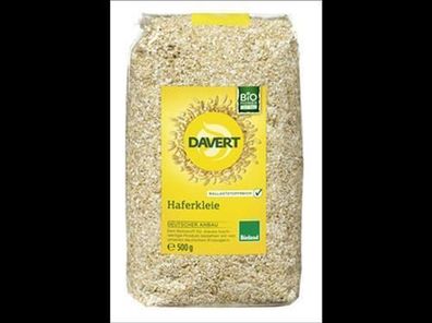 Davert 3x Haferkleie Bioland, 500g 500g
