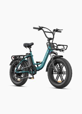 Step-Thru Boost E-Bike 20 Zoll Fetter Reifen Elektrofahrräder mit 48V 13Ah Akku