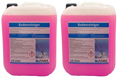 20 L Bodenreiniger Konzentrat 2 x 10 Liter