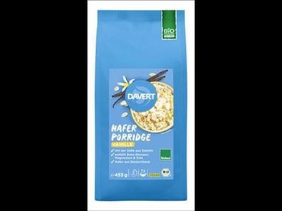 Davert 6x XL Porridge Vanille Bioland 455 g 455g