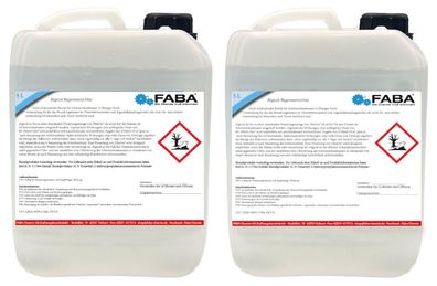 FABA Algizid, Algicid, Algenverhütung, Algenex 2 x 5 Liter