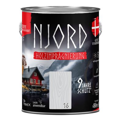 Holzschutz Holzimprägnierung (16) Morgenfrost 5L Wetterfest Holzlack