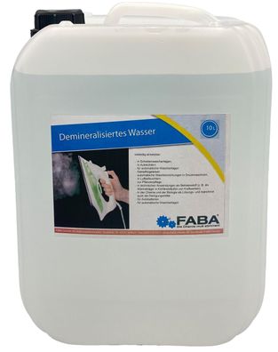 Demineralisiertes Wasser 10 Liter Kanister