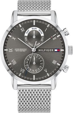 Tommy Hilfiger TH1710402 Kane Herrenuhr mit schwarzem Zifferblatt
