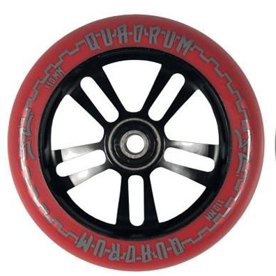 AO Quadrum V3 5-hole Wheel 110mm incl. Titen Abec 9 red