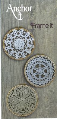 Frame it! Häkel-Kit - silber metallic