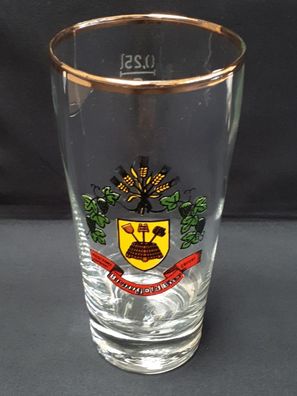 Bierglas Braugold Bier VEB Getränkekombinat Erfurt