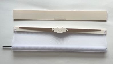 Ersatzrollo Moskitonetz FÜR Dachhaube 40x40 MPK 42K,46K, Vision Vent M Cremeweiß NEU