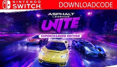 NEU für Nintendo Switch Spiel Asphalt Legends Unite Supercharged Game Key Code