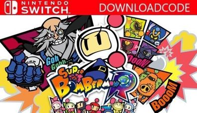 NEU für Nintendo Switch Spiel Super Bomberman R Game Key Download Code ACTION