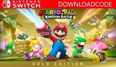 NEU für Nintendo Switch Spiel Mario + Rabbids Kingdom Battle Gold Edition Game