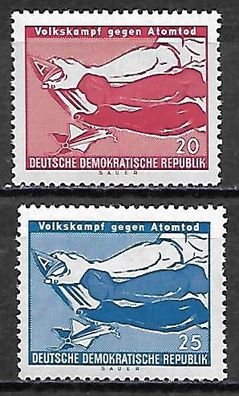 DDR postfrisch Michel-Nummer 655-656