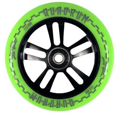 AO Quadrum V3 5-hole Wheel 110mm incl. Titen Abec 9 green