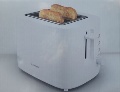 SILVERCREST® Doppelschlitz-Toaster 6 Bräunungsstufen »STK 870 C3« 870 W weiß
