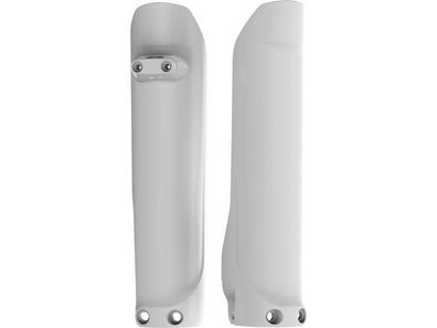 Gabelschutz Gabelprotektoren fork guards passt an Husqvarna Te 300 16-22 Fc weiß