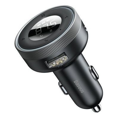Baseus FM Transmitter & KFZ-Ladegeraet - LED Anzeige, 2x USB/3,5mm Klinke, Blueto