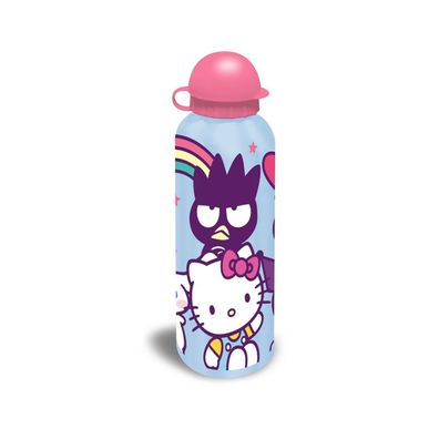 Hello Kitty Kinder Wasserflasche 500 ml – Aluminium Flasche für Sport & Freizeit,