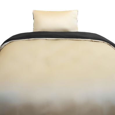 Einfarbige Wendebettwäsche 100% Baumwolle Satin mit Reißverschluss für Einzel