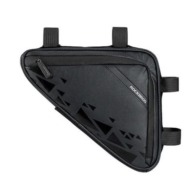Rockbros Wasserdichte Fahrradtasche für Rahmen in Schwarz - 1,5 L