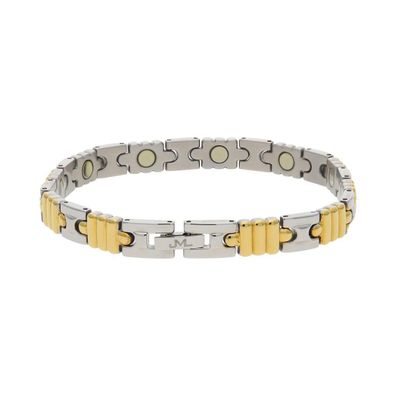 JuwelmaLux Magnetarmband Edelstahl, teils vergoldet JL49-03-0026