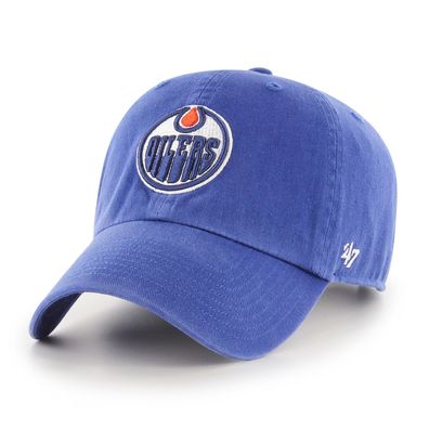NHL Edmonton Oilers Cap Basecap Baseballcap CleanUp 196505799522 royal