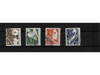 Bund, MiNr. 167-170 gestempelt, Deutsche Verkehrsausstellung, München