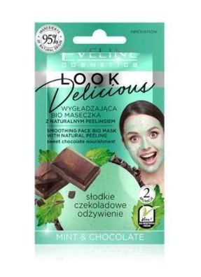 Eveline Glaettungsmaske mit Minze & Schokolade, 10 ml
