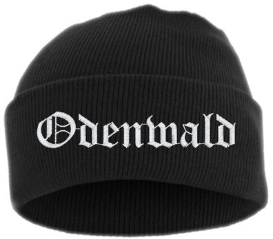 Odenwald Umschlagmütze - Altdeutsch - Bestickt - Mütze mit breitem Umsch