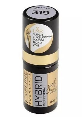 Eveline Hybridlack 319 Grey Sky 5ml - Profi Nagellack