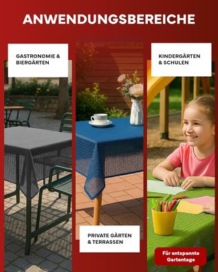 Gartentischdecke Schaum PVC Weichschaum