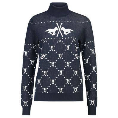 HV POLO Rollkragen Damen Pullover HVPCecile navy