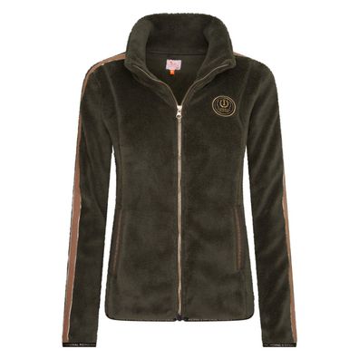Imperial Riding Fleece Jacke IRHFurry Chic dark olive