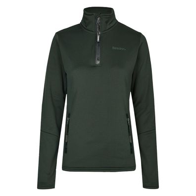 Eskadron Fanatics CECE Half Zip-Shirt langarm Fleece antique green HW/21