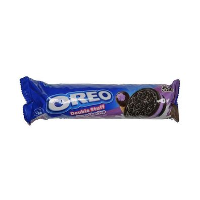 Oreo Double Stuff Berry Choc Top Cookies - Import 131 g