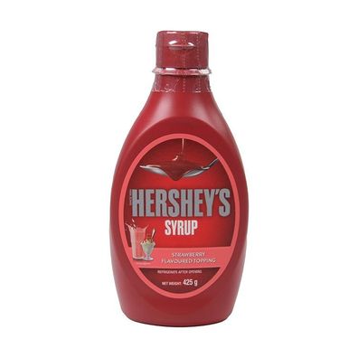 Hershey's Syrup Strawberry Flavoured Topping - Import 425 g