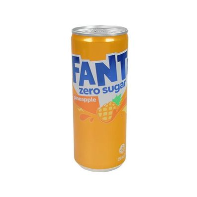 Fanta Pineapple Soft Drink Mini Can - Import 250 ml