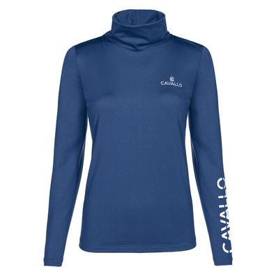 Cavallo Damen Rollkragen Funktionsshirt BIBI langarm dusty blue