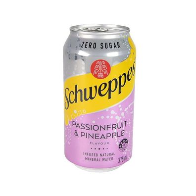 Schweppes Passionfruit & Pineapple - Australian Import 375 ml