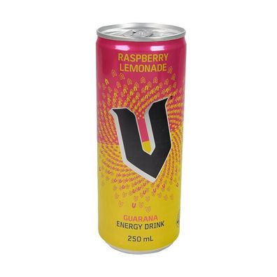 V Raspberry Lemonade Guarana Energy Drink - Australian Import 250 ml