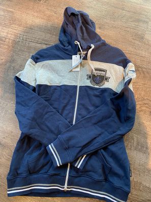 Horka Herren Sweatjacke Legend navy grau