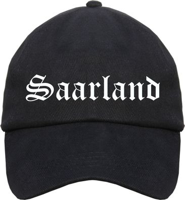 Saarland Cappy - Altdeutsch bedruckt - Schirmmütze Cap - Größe: Einheits