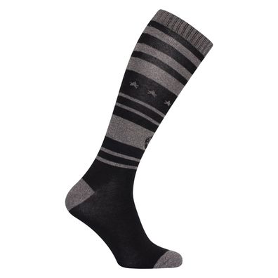 Imperial Riding Socken IRHColorful Star schwarz mit Silber