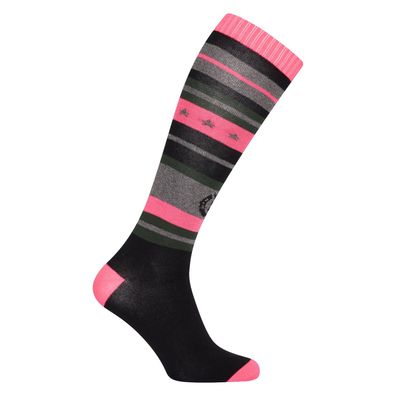 Imperial Riding Socken IRHColorful Star black mit Sternchen und Glitter