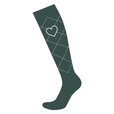 Imperial Riding Socken IRHImperial Heart forest green Reitsocken
